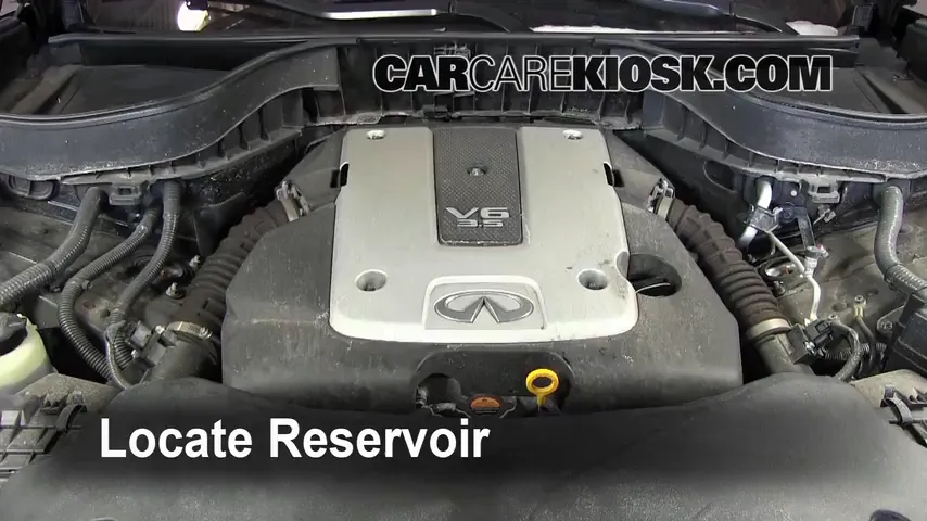 2010 Infiniti FX35 3.5L V6 Windshield Washer Fluid